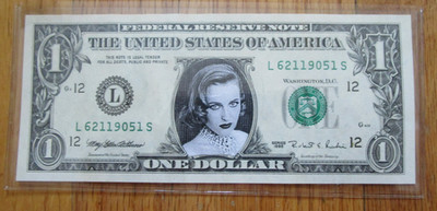 X FILES Dana Scully LEGAL DOLLAR BILL Gillian Anderson FREE SHIPPING