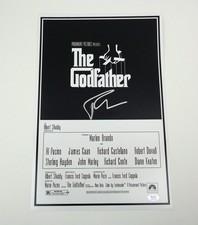 Francis Ford Coppola Signed Autograph The Godfather Movie Poster PSA/DNA COA
