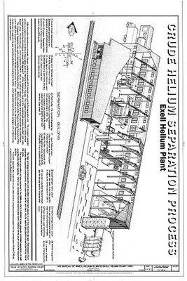 Exell Helium Plant 1930s Crude Helium Separation Process Bureau of Mines