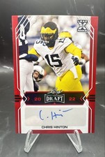2022 Leaf Draft - Autographs Chris Hinton #BA-CH1 Red (AU)