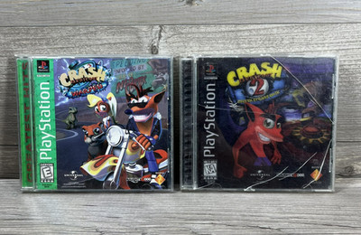 Crash Bandicoot 2 & 3 Warped PlayStation PS1 Greatest Hits UNTESTED