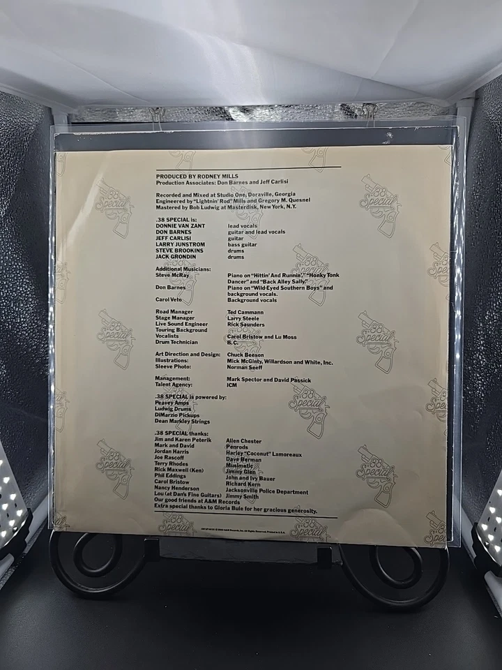 38 Special Wild-Eyed Southern Boys 1980 LP A&M SP-4835 R Indianapolis Press EX - Image 4 of 4