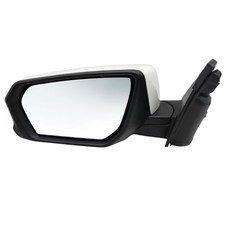 White Driver Side Mirror Compatible with Equinox/Terrain 2018-2024 with Left