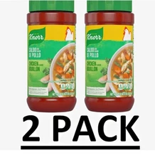 New 2-Pack Knorr Granulated Chicken Bouillon - (40.5 oz) Total 81 oz Bottles