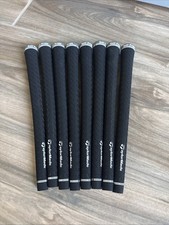 New Lot Of 8 Golf Pride Z Grip Standard TaylorMade Black, 58 Round Grey Cap