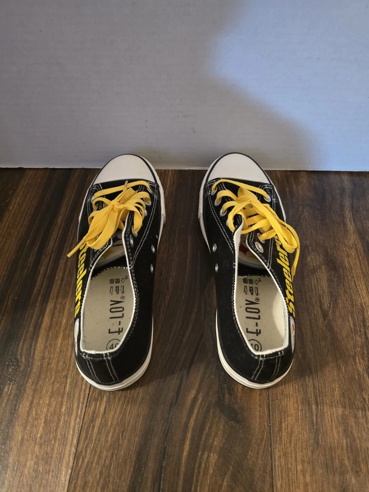 Zapatos para mujer talla 8,5 NFL Steelers, muy baratos, zapatos sin cordones NFL, Pittsburgh  Foto 4 de 4