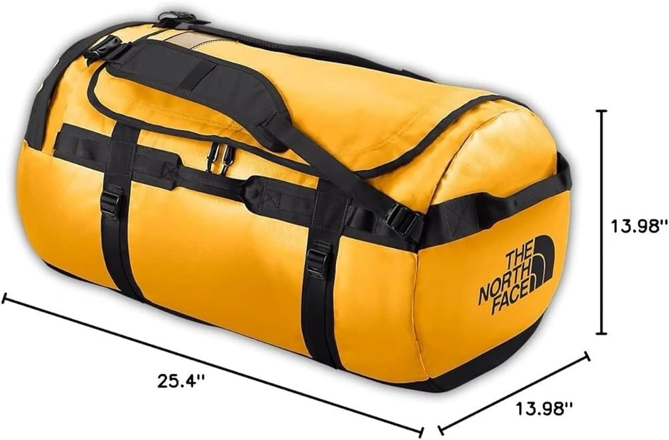 The North Face Base Camp Duffel Bag Medium 71L Summit Gold New w/tag $149 - Image 3 of 4