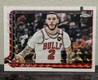 2025 Topps Chrome Basketball Geometric White Refractor Lonzo Ball #38