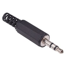 3.5mm Miniature Stereo Insulated Jack Plug Audio Connector Mini