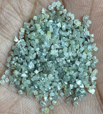 Lotto grezzo diamante grezzo argento naturale 10,00 ct 0,8-1,50 - diamanti...