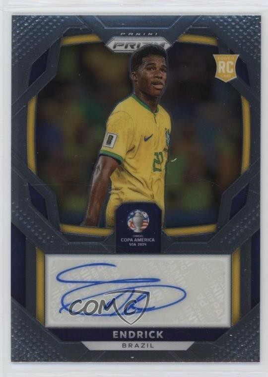 2024 Panini Prizm CONMEBOL Copa America Signatures Endrick #S-E Auto 1d59