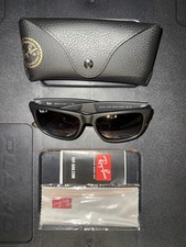 Ray Ban Justin RB 4165 622/T3 54 16 145 3P Polarized Sunglasses Matte Black