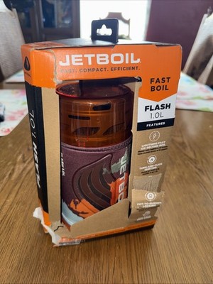 Jetboil Flash 1.0L Portable Stove Auto Ignition Lightweight Camping Cookware