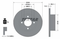 2X Bremsscheibe Vorne Textar 92057800 FüR Audi