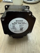 MOONS BRUSHLESS DC MOTOR 80BL200L4 48V UNTESTED READ