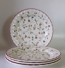 FOUR STAFFORDSHIRE OAKWOOD 200mm SALAD PLATES - GOOD CONDITION