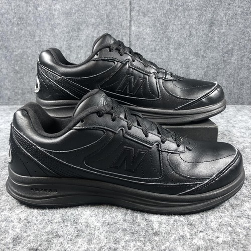 New Balance 577 Walking Shoes Men's Size 10 Leather Comfort MW577BK Made in USA - Picture 2 of 10