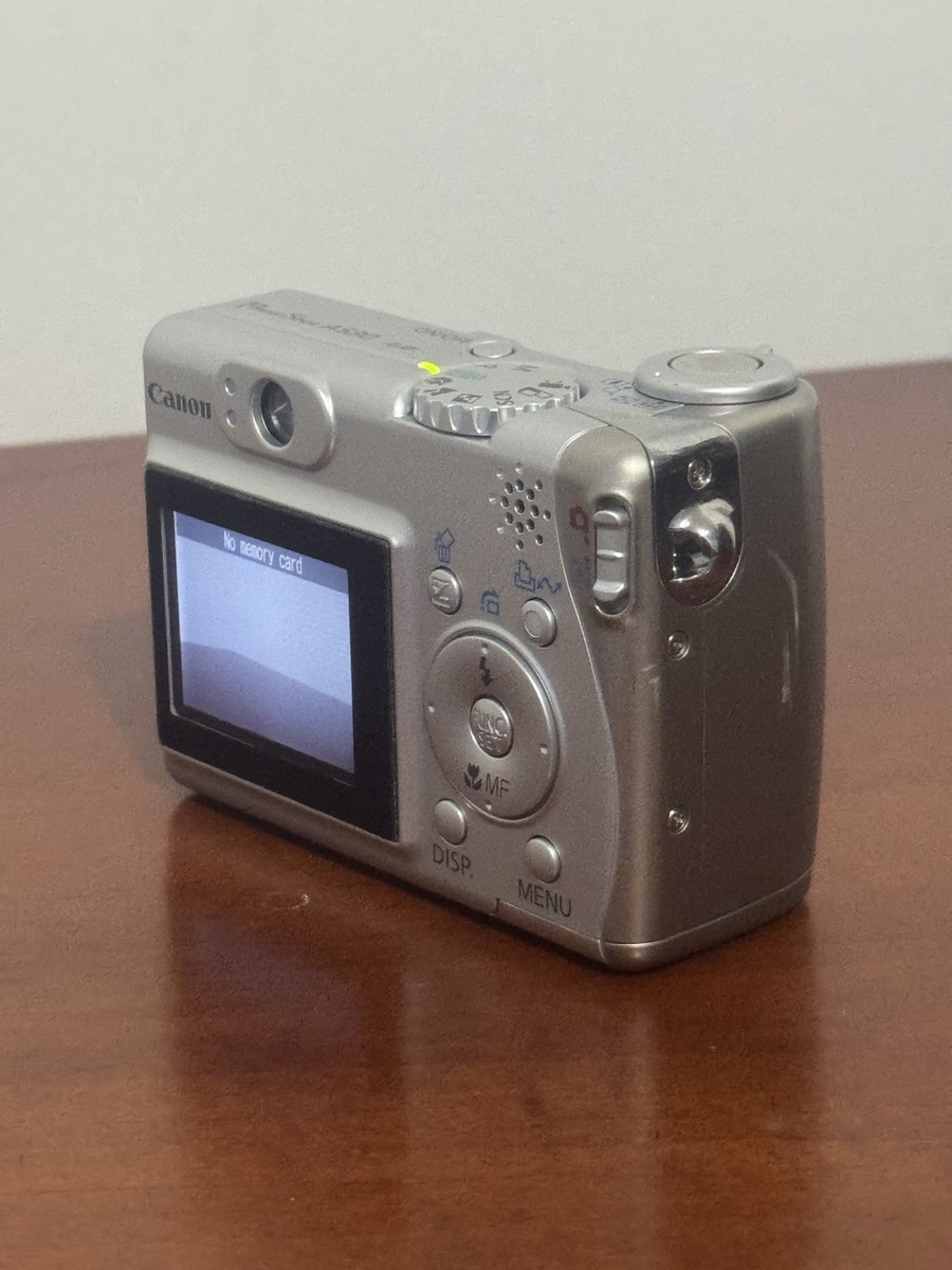 Canon PowerShot A530 5.0 MP Digital Camera Silver 4x Optical Zoom