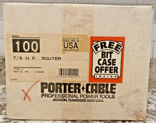 Vintage Porter-Cable 100 Router 7/8 HP Type 3...