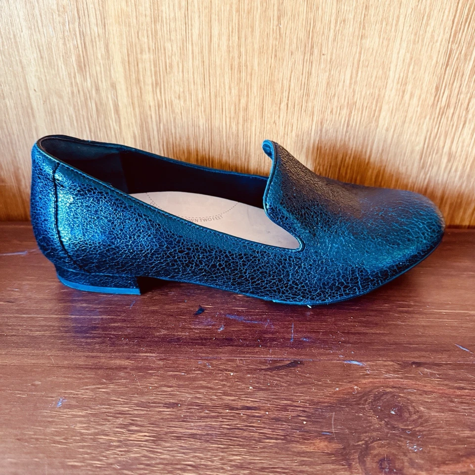 Ziera Shoe Womens Size EU 39 FF Black Leather Flat Loafer Ortho Comfort 1034 - Image 4 of 4