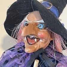 Vtg Kitchen  Witch Cackling Witch With Sound And Light