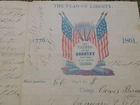 1862 Jan. Civil War Soldier's Letter Camp Carver 56 Reg't Wash D.C. ILLUSTRATED