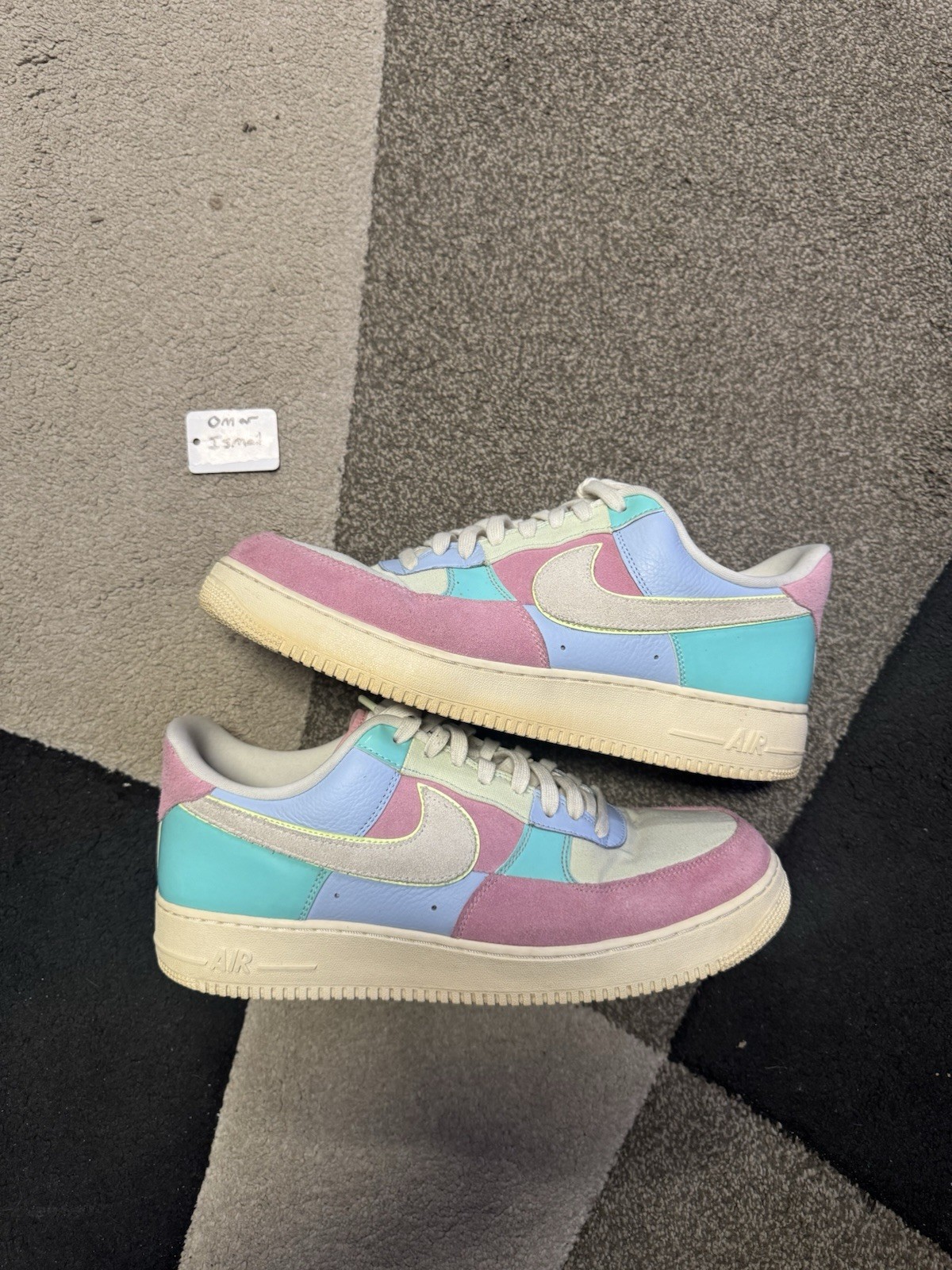 Nike Air Force 1 QS Easter Eggs Pastel Patch Unisex Sneakers AH8462-400