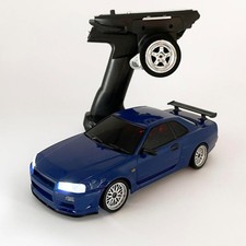 1/18 RC Drift Car RWD with Gyro 2.4GHz Proportional Remote Control Alloy Body