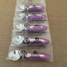 Tupperware Ice Cream Scoop Mini Magnets (Set of 5) 2.5'' Mulberry Pink Purple