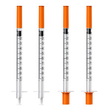 U-100 Syringe with 31G 5/16" (8MM), 1cc 31 Gauge Disposable Individual Sterile P