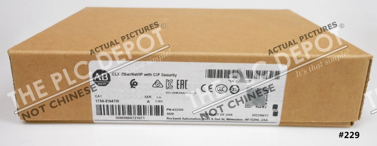 2022 SEALED Allen Bradley 1756-EN4TR /A [REAL US SELLER] #229