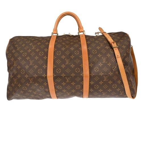 Best01 LOUIS VUITTON MONOGRAM KEEPALL BANDOULIERE 60 BAG M41412 VI0912 YQ05749