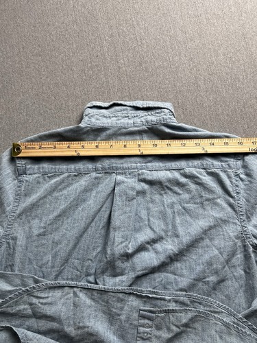 Polo Ralph Lauren Shirt Youth Boys 20 Blue Logo Button Down Dress Flesh Pony - Picture 11 of 11