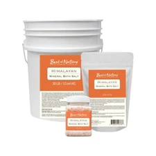 Himalayan Bath Salt - Pure and Natural Mineral Soak - Detoxifying - Coarse Grain