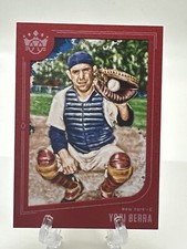 Yogi Berra 2019 Panini Diamond Kings Baseball Red Framed #17 NY Yankees HOF