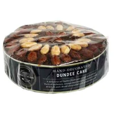 M&S Dundee Cake Dessert Hand Decorated Fruit Cake 815g with Whole Almonds