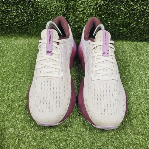 Brooks Glycerin 20 bianco orchidea lavanda scarpe da corsa sportive donna 10,5 - Foto 2 di 12