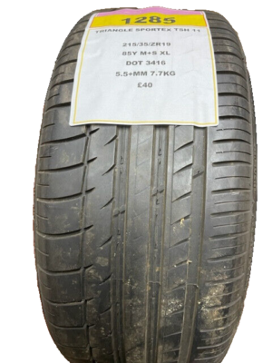 TRIANGLE SPORTEX TSH 11 215/35/ZR19 85Y M+S XL DOT 3416 5.5+MM