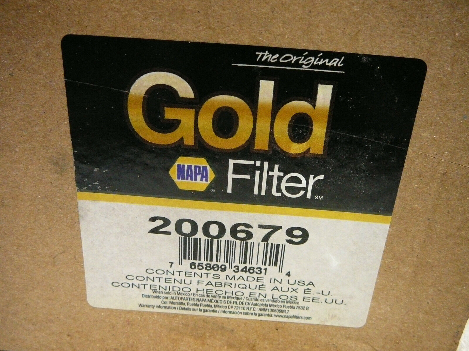 NAPA GOLD AIR FILTER 200679 (SOME DAMAGE, SEE PICS) - Picture 4 of 8