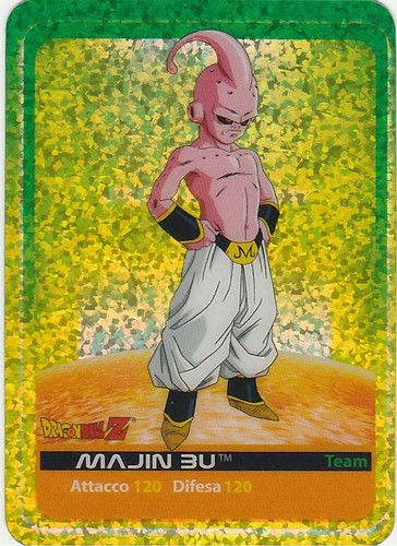 Lamincards Dragon Ball Z Edibas Serie X-Metal MAJIN BU N S12 Smeraldo - Picture 1 of 4