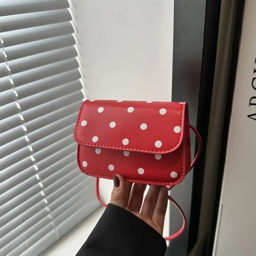 PU Material Mini Shoulder Bag Polyester Lining Mini Square Bag Ladies - Picture 13 of 14