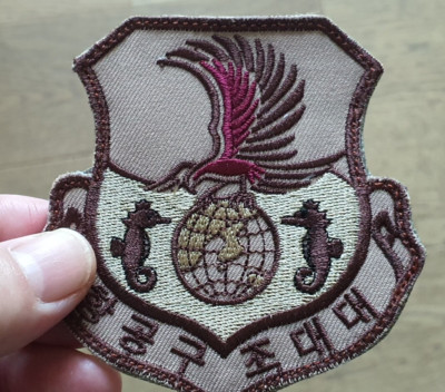ROKAF Special Air Rescue Team ( SART) BN / 2nd GEN VINTAGE ORIGINAL (Hook BACK)