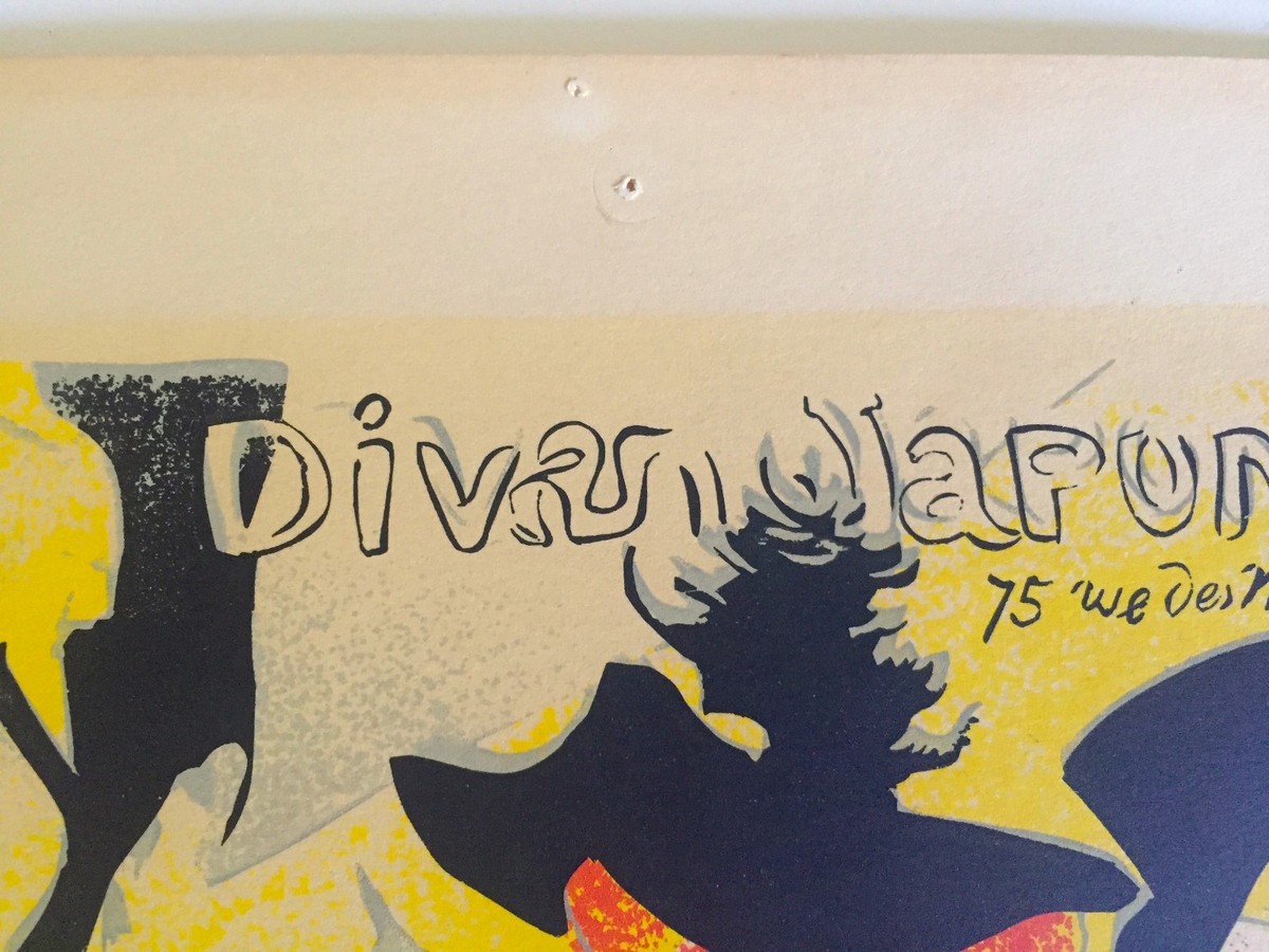 【正規作品】ロートレック『Divan Japonais』シルクスクリーン アンリ・ド・トゥールーズ＝ロートレック 『Le Divan japonais