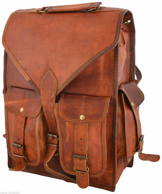Echt Leder Rucksack Backpack Best Shoulder Vintage Messenger Backpack Tasche