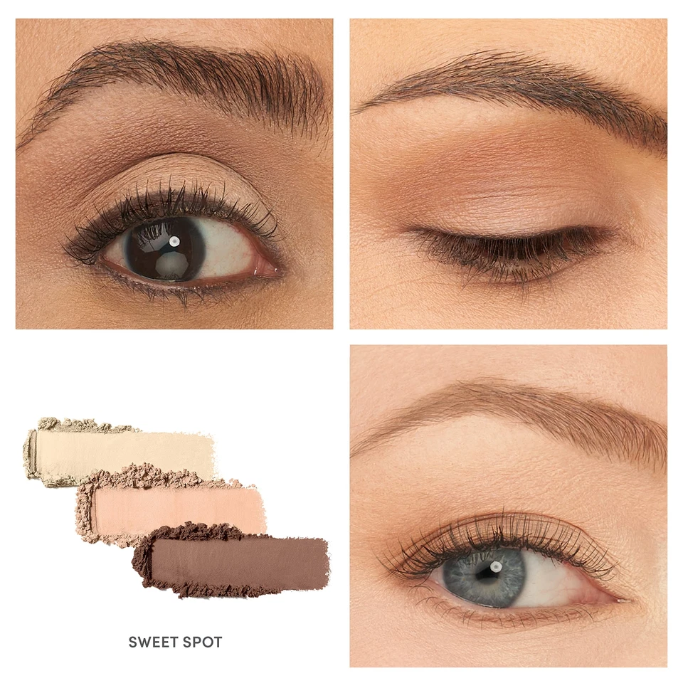 Trío de sombras de ojos Jane Iredale Sweet Spot PARPADO_COLOR de larga duración sin talco Foto 3 de 4