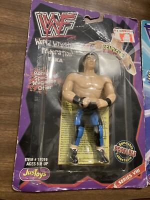 WWF World Wrestling Bend-Ems Taka + Hunter Hearst-Hemsley Sealed