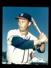 Eddie Mathews Cards and Autographed Memorabilia Guide 35