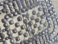 ANTIQUE FRENCH CUT STEEL SINGLE SHOE BELT BUCKLE - M.G. FRANCE LATTICE PATTERN