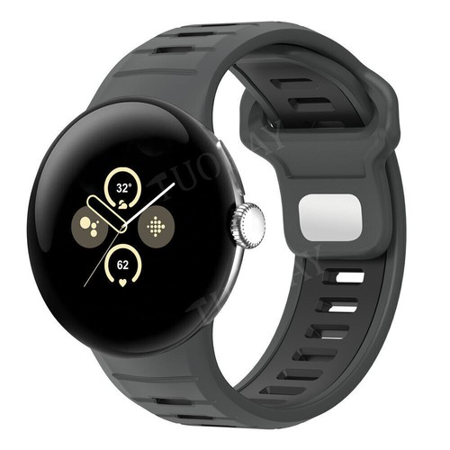 Für Google Pixel Watch 3 45mm Uhrenarmband Silikon Sport Armband Ersatzarmband - Picture 8 of 48