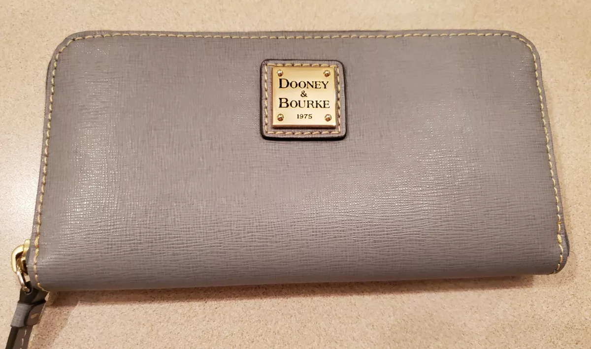 Dooney & Bourke Saffiano Large Zip Around Wristlet